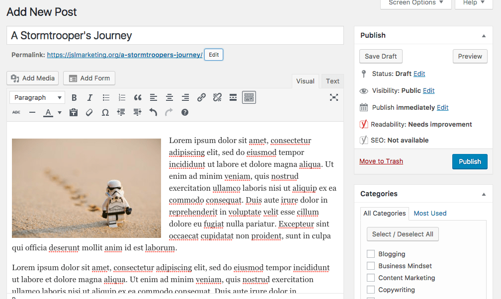 How to Create a New Blog Post in WordPress 14