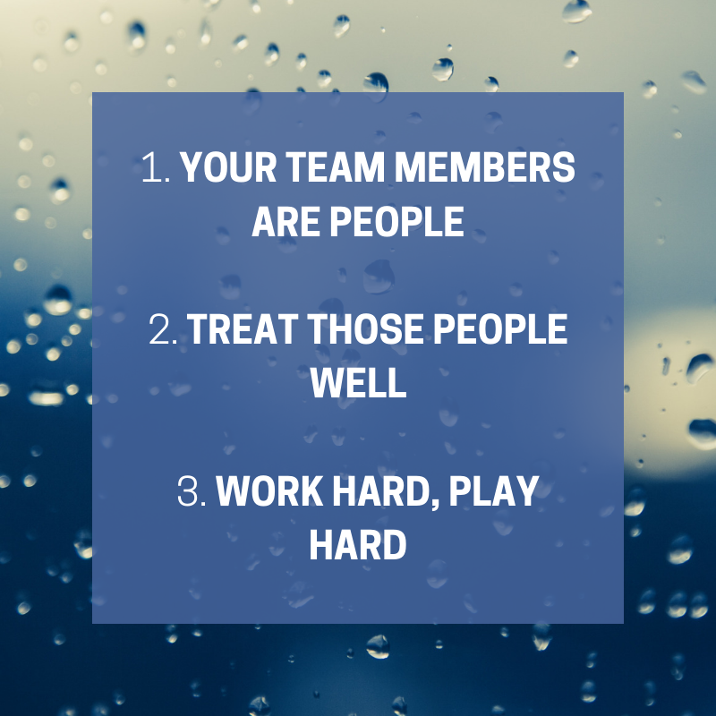 3 tips for good company culture graphic