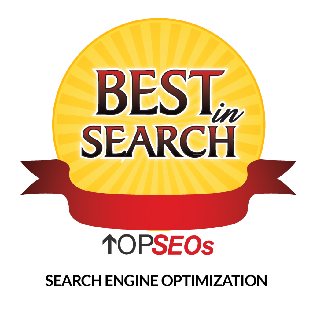 Best in search top SEO award in Dallas, TX