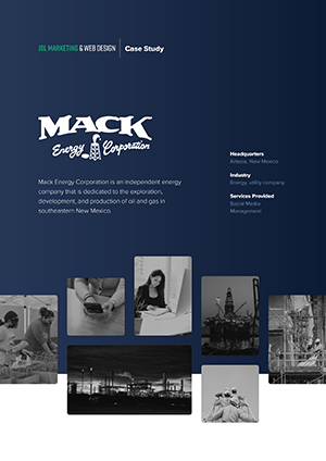 Mack energy social media campaign case study